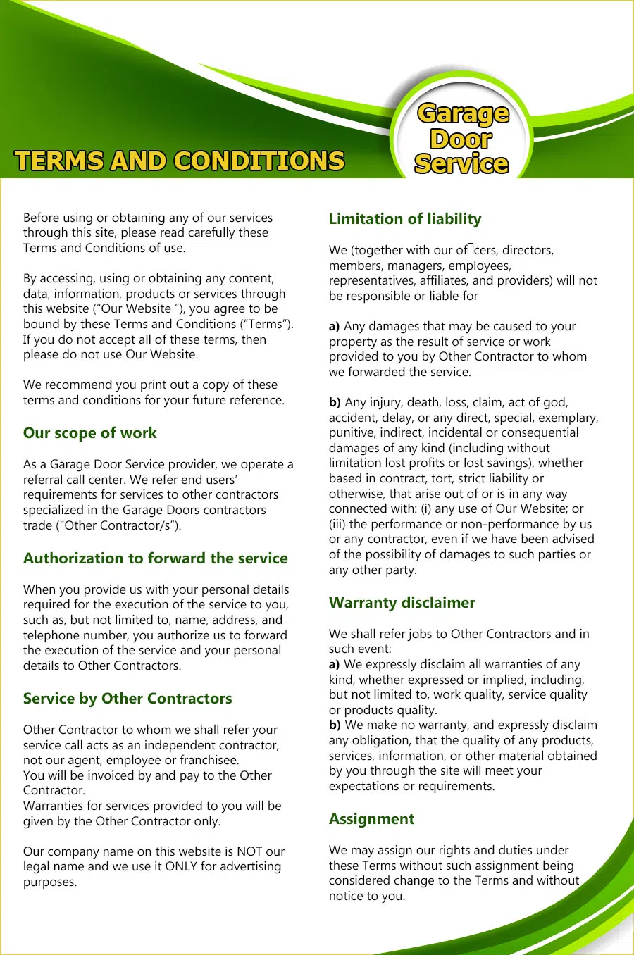 Master Garage Door Service San Francisco, CA 415-873-0247